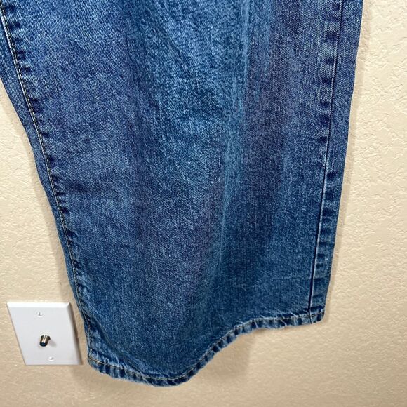 Indigo Rein Blue denim jeans low rise jeans size 15 baggy wide leg hippie retro - Picture 7 of 14